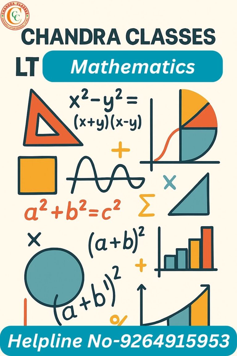 UPPSC LT Grade Mathematics Syllabus 2025
