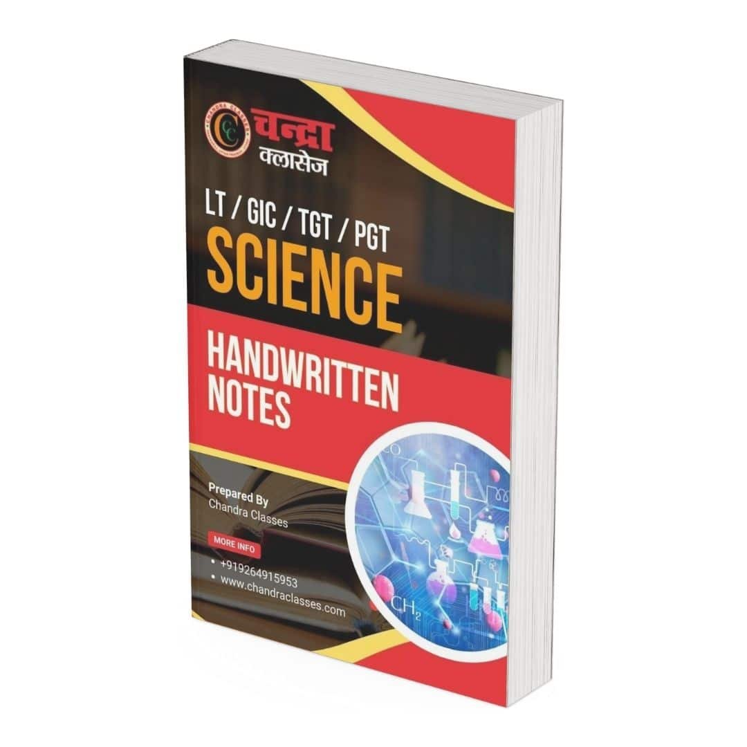 Notes Paperback Handwritten Notes for LT/GIC/TGT Science (Paperback) - Chandra Classes