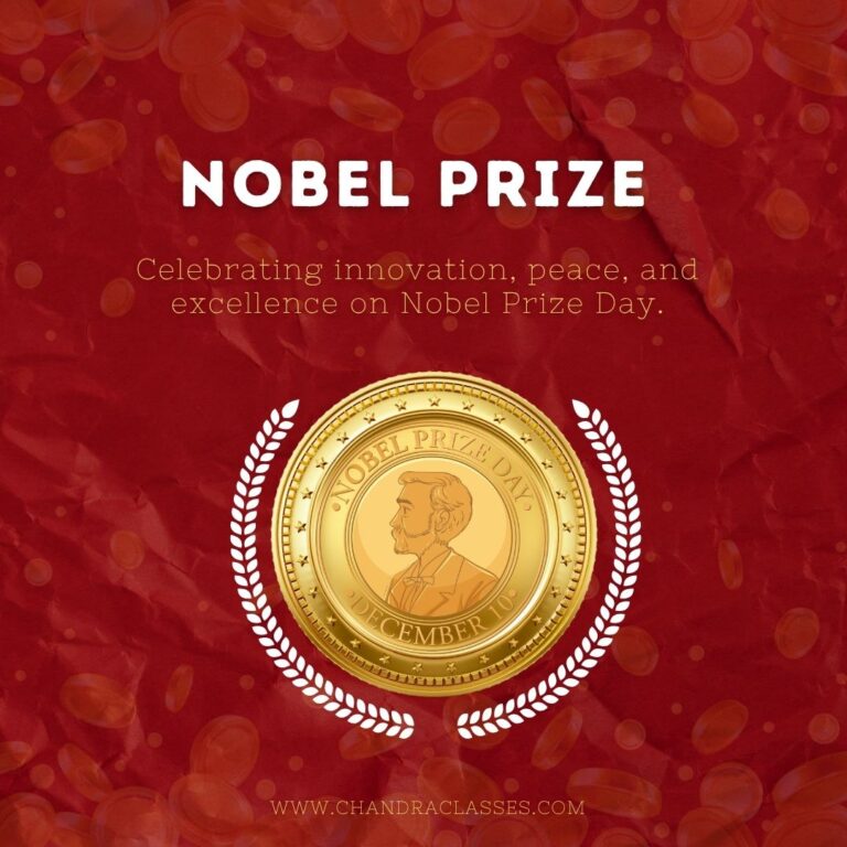 Check Nobel Prize 2025 complete winners list, detailed explanation, and 50 practice questions with answers. Updated current affairs by Chandra Classes Prayagraj